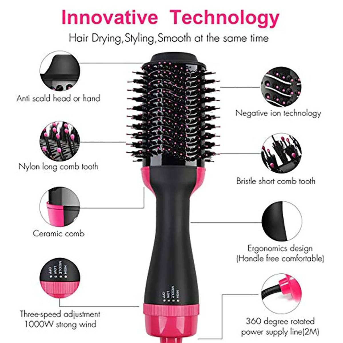 Hair Dryer 3n1 One step